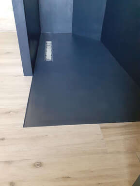 Béton ciré bac à douche